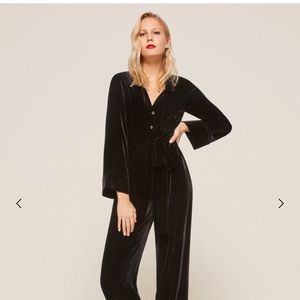 Velvet Bentley Reformation Jumpsuit